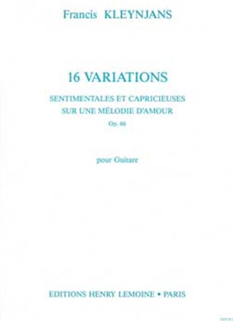 Variations sentimentales et capricieuses Op.66